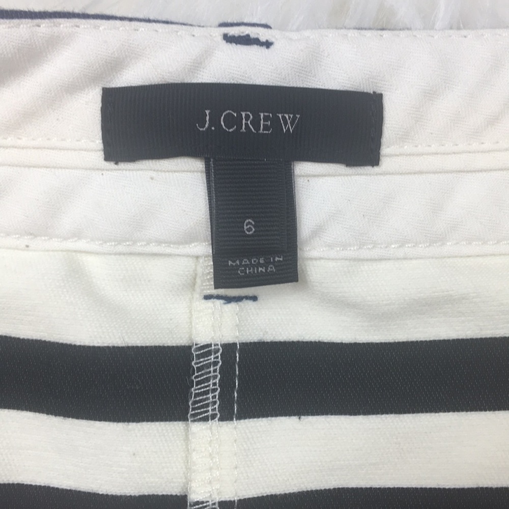 J. Crew Multistripe Mini Skirt | Size 6 - Picture 4 of 7